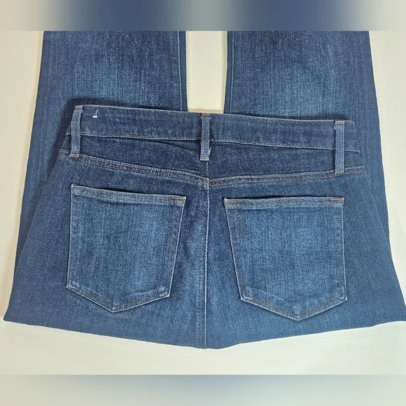 Loft Jeans Womens Size 2 Blue The Curvy Super Soft Girlfriend Minimalist Denim - Picture 3 of 8